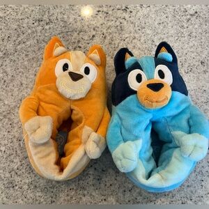Bluey and Bingo slippers house shoes toddler 9/10